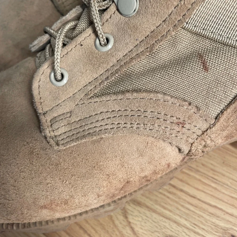 Altama desert tan combat boots Vtg 12 Wide Hot Weather Military Army *READ AS IS